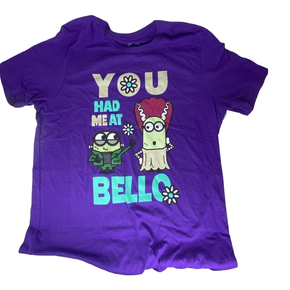Universal Studios Despicable Me "You Had Me At Bello" T-Shirt 2XL - Picture 1 of 1